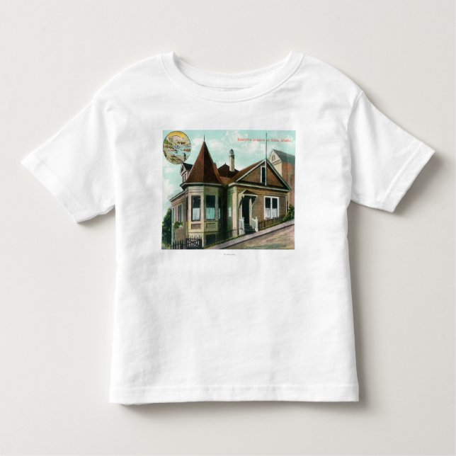 Camiseta De Bebé Opinión exterior MansionSitka ejecutivo, AK (Anverso)
