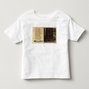 Camiseta De Bebé Opinión la secoya de los carriles plana