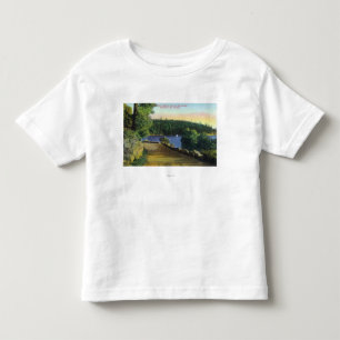 Camiseta De Bebé Opinión marina de la impulsión de la orilla del