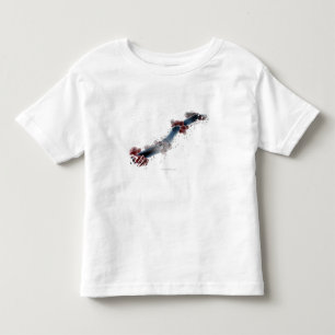 Camiseta De Bebé Opinión microscópica de Wireframe de los albican