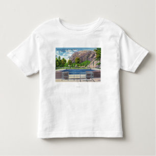 Camiseta De Bebé Opinión municipal de la piscina de la roca Rimmon