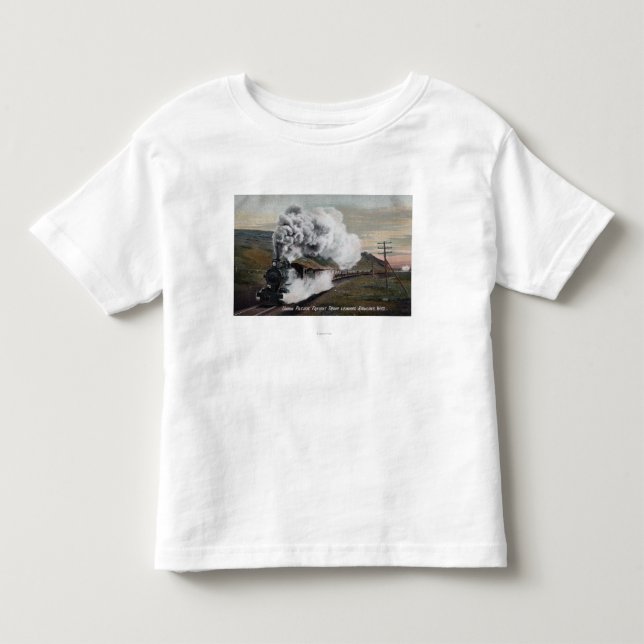 Camiseta De Bebé Opinión pacífica de tren de carga de la unión (Anverso)