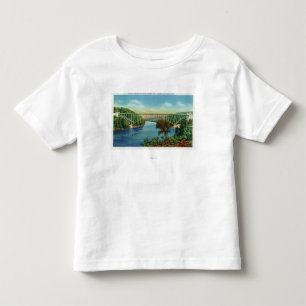 Camiseta De Bebé Opinión rey francés Bridge sobre Connecticut