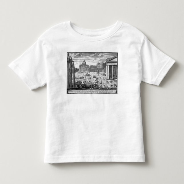 Camiseta De Bebé Opinión San Pedro, Roma (Anverso)