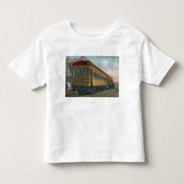Camiseta De Bebé Opinión septentrional de tren eléctrico (Anverso)