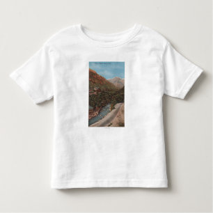 Camiseta De Bebé Opinión y río del barranco de Ogden, de Utah - de