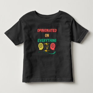 Camiseta De Bebé Opinionado Sobre Todo