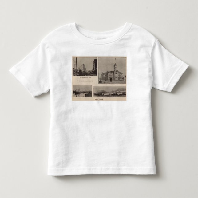 Camiseta De Bebé Opiniónes en Washington (Anverso)
