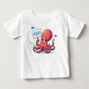 Camiseta De Bebé Opulpo personalizado con pescado