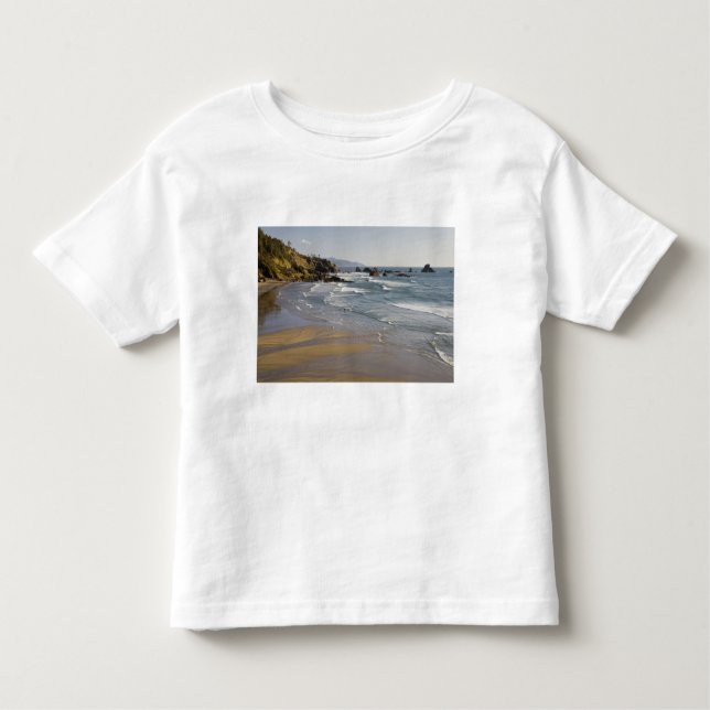 Camiseta De Bebé OR, Oregon Coast, Ecola State Park, India (Anverso)