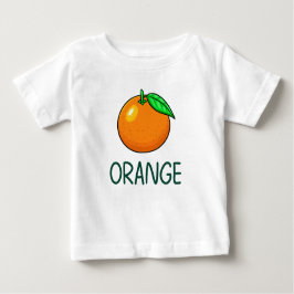 Camiseta De Bebé Orange