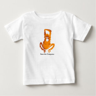 Camiseta De Bebé Orangutan - T-Shirt