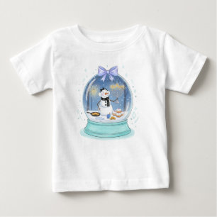 Camiseta De Bebé Orbe de nieve de Janucá