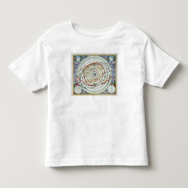 Camiseta De Bebé Órbitas planetarias (Anverso)