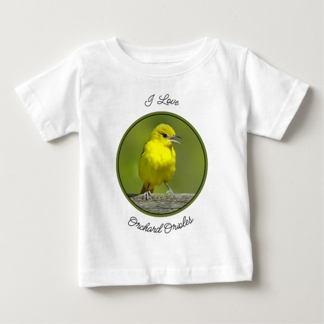 Camiseta De Bebé Orchard Oriole - Foto original (Anverso)
