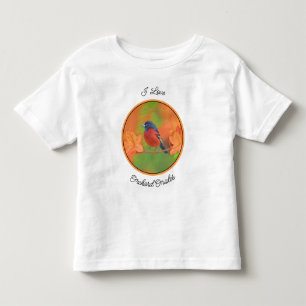 Camiseta De Bebé Orchard Oriole Songbird Pintura original de aves