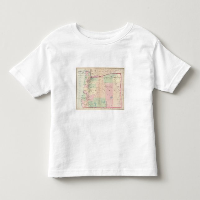 Camiseta De Bebé Oregon 3 (Anverso)