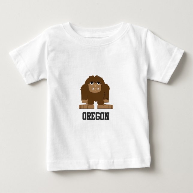 Camiseta De Bebé Oregon Bigfoot (Anverso)