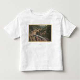 Camiseta De Bebé Oregon meridional - puente pionero, cala del
