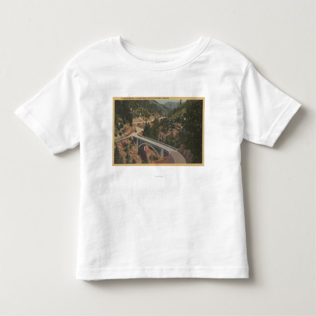 Camiseta De Bebé Oregon meridional - puente pionero, cala del (Anverso)