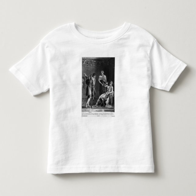 Camiseta De Bebé Orestes y Pyrrhus (Anverso)