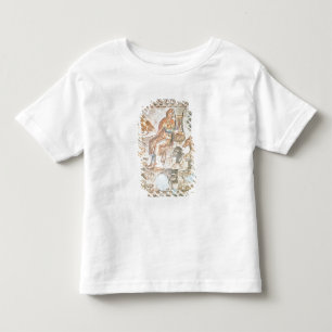 Camiseta De Bebé Orfeo que juega a los animales, mosaico romano