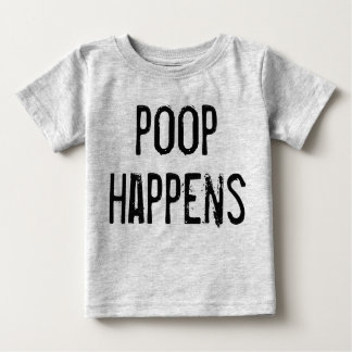 Camiseta De Bebé Organic Poop Happens