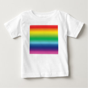 Camiseta De Bebé Orgullo arcoíris colores lgbtq lgbt patrón de ba