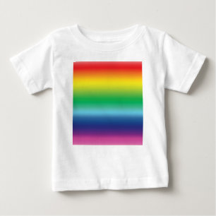 Camiseta De Bebé Orgullo arcoíris colores lgbtq lgbt patrón de band