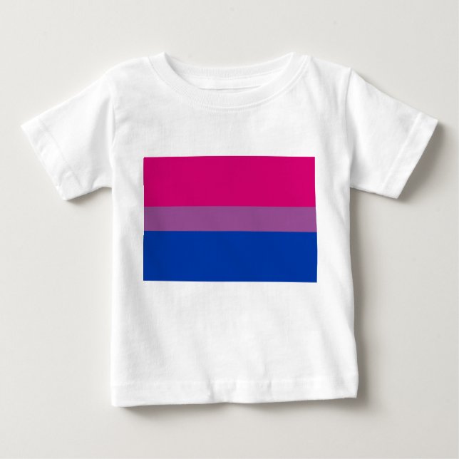 Camiseta De Bebé Orgullo bisexual (Bandera Bi) (Anverso)