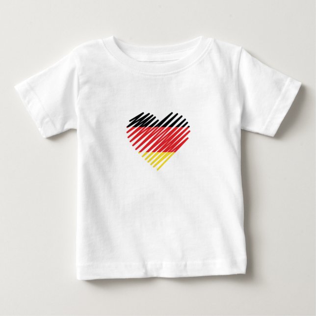 Camiseta De Bebé Orgullo de Amar Alemania (Anverso)