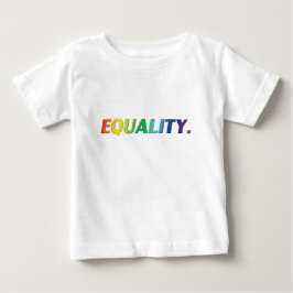 Camiseta De Bebé Orgullo de igualdad lgbtq lgbt queer colores de ar
