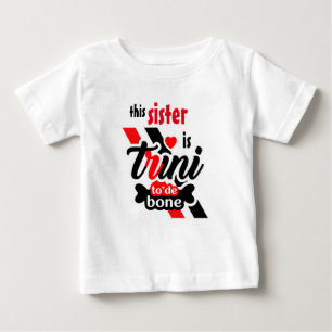 Camiseta De Bebé Orgullo de la Hermana Infantil de Trini
