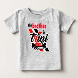 Camiseta De Bebé Orgullo del Hermano Menor de Trini