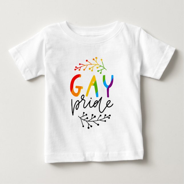 Camiseta De Bebé Orgullo gay (Anverso)