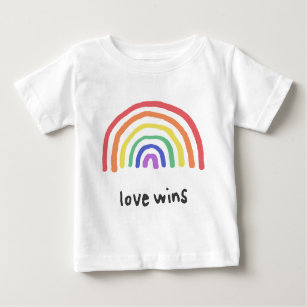 Camiseta De Bebé ORGULLO LGBTQA+ [El amor gana]