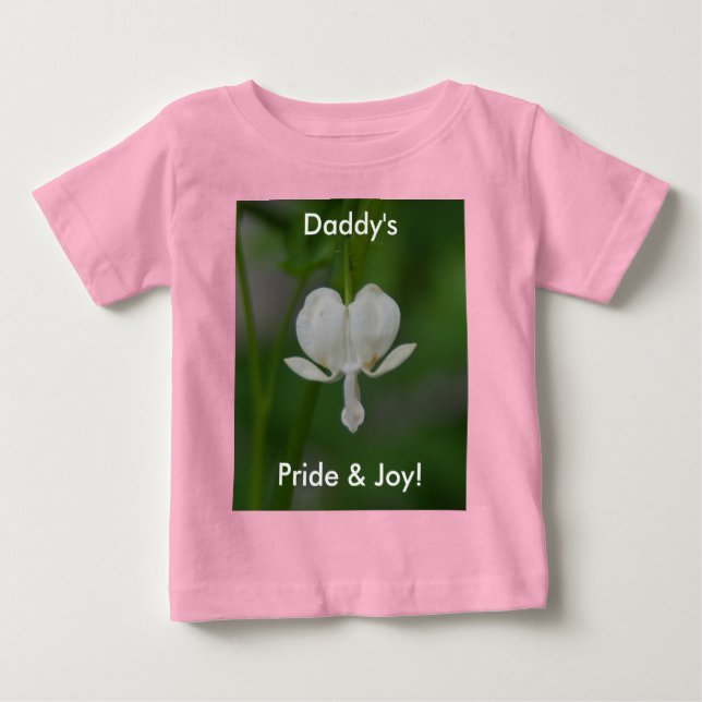 Camiseta De Bebé Orgullo y alegría de papá (Anverso)
