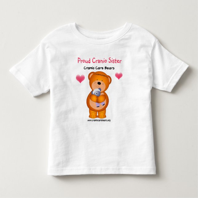 Camiseta De Bebé Orgullosa Cranio Sister (Anverso)