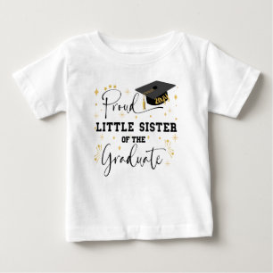 Camiseta De Bebé Orgullosa Hermana Del Graduado   Graduación