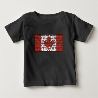 Camiseta De Bebé Orgullosamente canadiense, Verdadero Norte Fuerte 