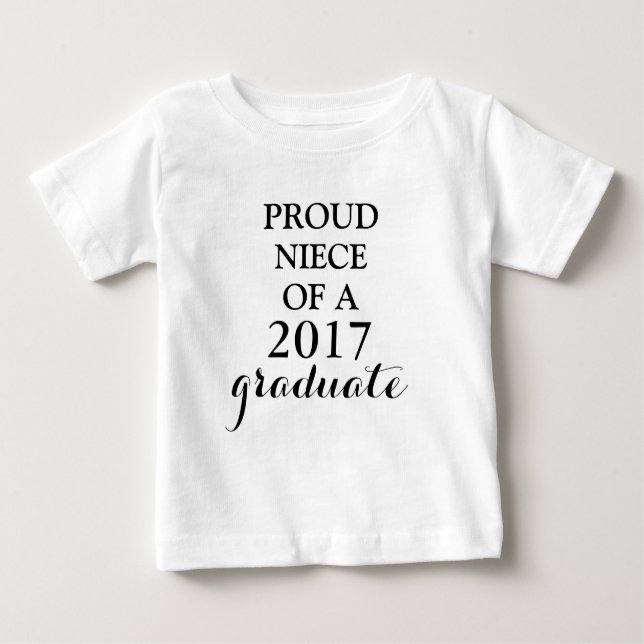 Camiseta De Bebé Orgulloso De Mi Graduado (Anverso)