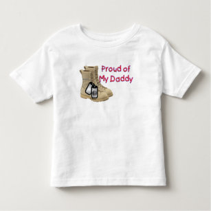 Camiseta De Bebé Orgulloso de mi papá (ejército)
