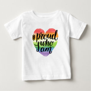 Camiseta De Bebé Orgulloso De Quién Soy