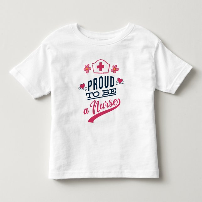 Camiseta De Bebé Orgulloso de ser enfermero (Anverso)