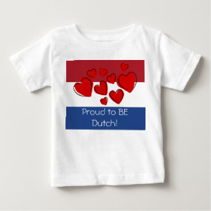 Camiseta De Bebé Orgulloso de ser holandés