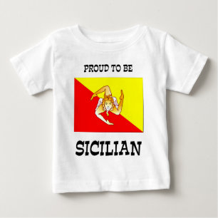 Camiseta De Bebé Orgulloso de ser siciliano 