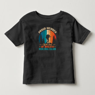 Camiseta De Bebé Orgulloso Miembro de los Senderistas Sin Aliento