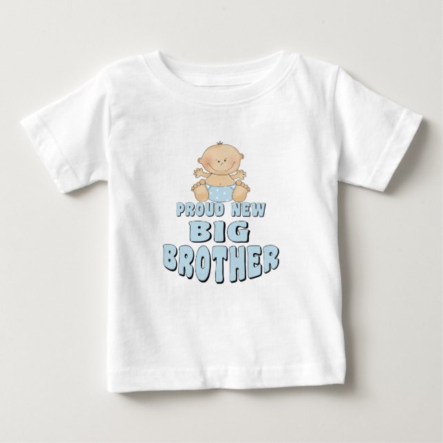Camiseta De Bebé Orgulloso nuevo Gran Hermano (Anverso)