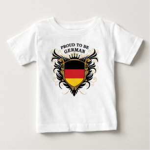 Camiseta De Bebé Orgulloso ser alemán