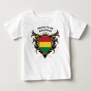 Camiseta De Bebé Orgulloso ser boliviano